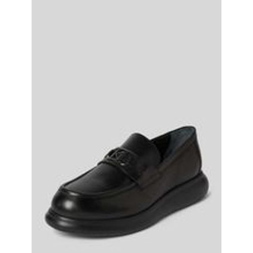 Loafers aus Leder mit Label-Applikation - K by KARL LAGERFELD - Modalova