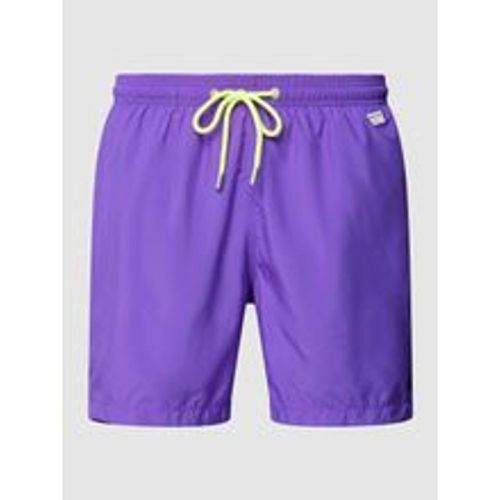 Badehose mit Label-Patch - Mc2 Saint Barth - Modalova