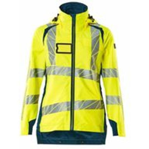 Hard Shell Jacke, Damen, leichtem Futter Jacke Gr. xl, hi-vis gelb/dunkelpetroleum - Mascot - Modalova