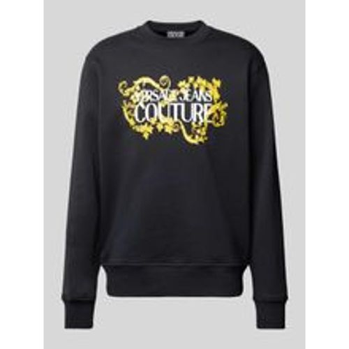 Sweatshirt mit Label-Print - Versace Jeans Couture - Modalova