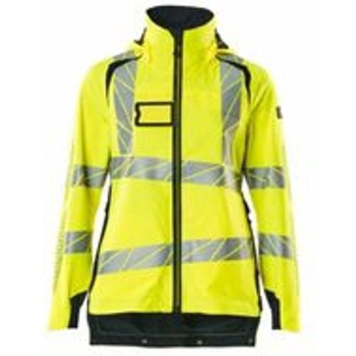 Hard Shell Jacke, Damen, leichtem Futter Jacke Gr. s, hi-vis gelb/schwarzblau - Mascot - Modalova