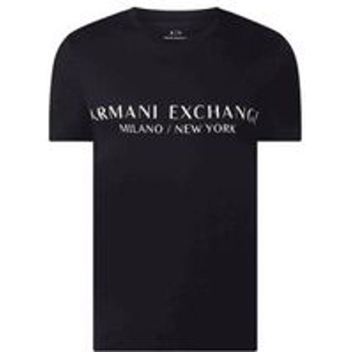 T-Shirt mit Logo-Print - Armani Exchange - Modalova