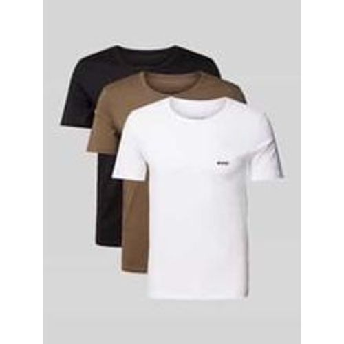 T-Shirt mit Label-Print im 3er-Pack - Boss - Modalova