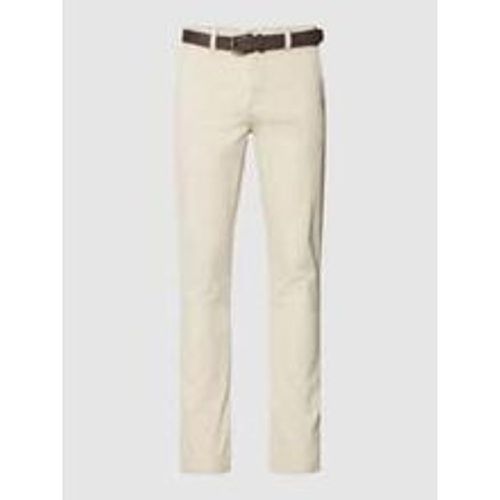 Regular Fit Chino mit Strukturmuster - lindbergh - Modalova