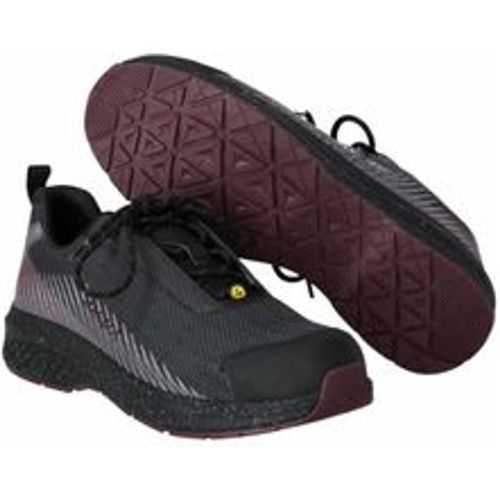 Safety Halbschuh footwear customized F1600-909 Gr. 1040 stone grey/bordeaux - Mascot - Modalova