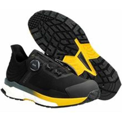 Safety Halbschuh footwear customized F1680-704 Gr. 1047 black/sunflower yellow - Mascot - Modalova