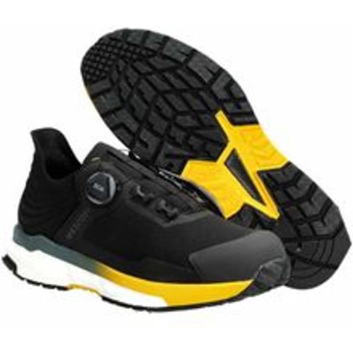 Safety Halbschuh footwear customized F1680-704 Gr. 1040 black/sunflower yellow - Mascot - Modalova