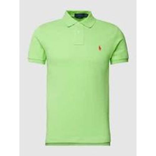 Slim Fit Poloshirt mit Label-Stitching - Polo Ralph Lauren - Modalova