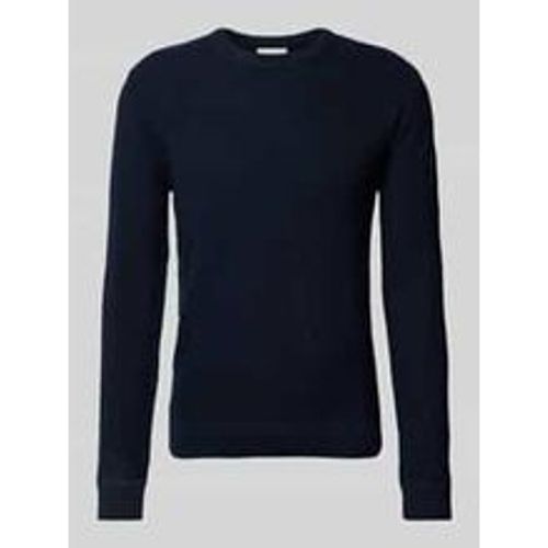 Regular Fit Strickpullover aus reiner Baumwolle mit Strickmuster - Tom Tailor - Modalova