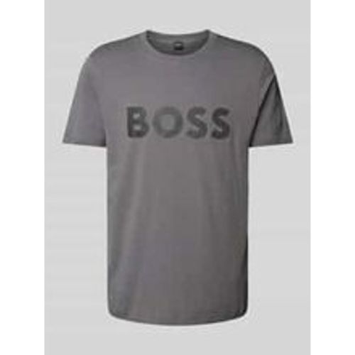 T-Shirt mit Label-Print - BOSS Green - Modalova