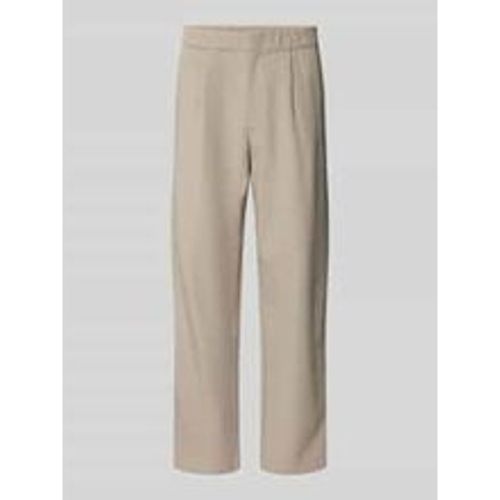 Relaxed Tapered Fit Bundfaltenhose mit elastischem Bund - Calvin Klein - Modalova