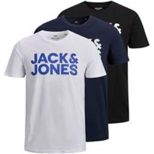 JJECORP LOGO TEE O-NECK 3PK Herren T-Shirt - jack & jones - Modalova