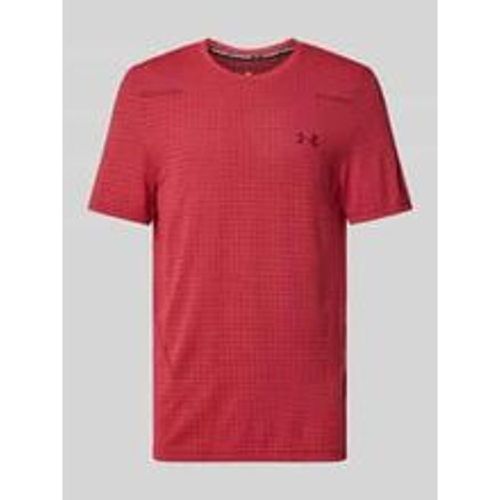 T-Shirt mit Label-Print Modell 'Seamless' - Under Armour - Modalova