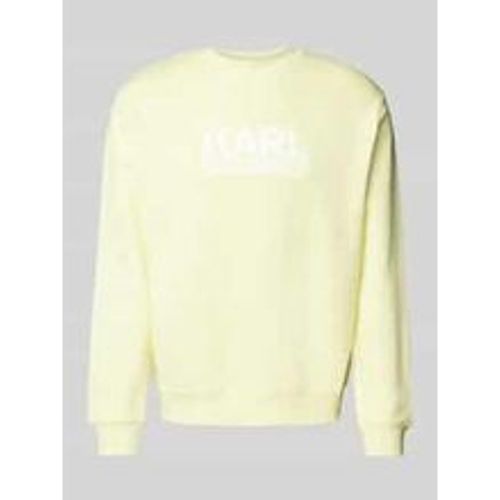 Sweatshirt mit Label-Print - K by KARL LAGERFELD - Modalova