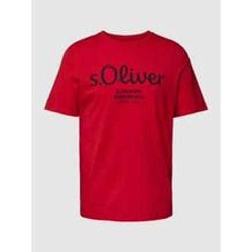 T-Shirt mit Label-Print - s.Oliver RED LABEL - Modalova