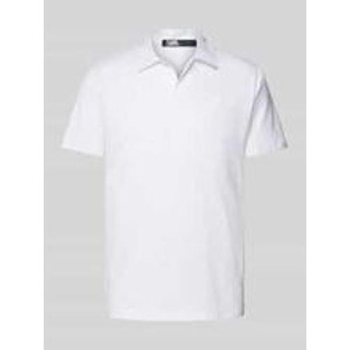 Regular Fit Poloshirt mit Label-Print - K by KARL LAGERFELD - Modalova