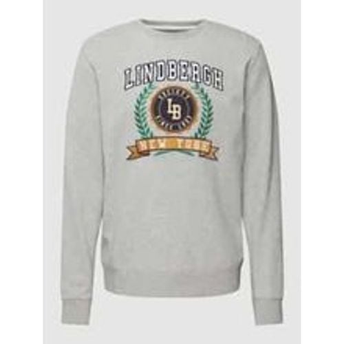 Sweatshirt mit Logo-Muster Modell 'Brand carrier o-neck' - lindbergh - Modalova