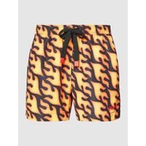 Badehose mit Allover-Muster Modell 'BLAZE' - HUGO - Modalova