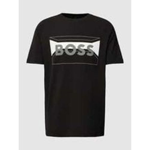 T-Shirt mit Label-Print - BOSS Green - Modalova