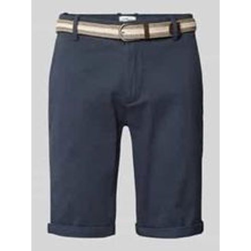 Slim Fit Bermudas mit Gürtel - lindbergh - Modalova