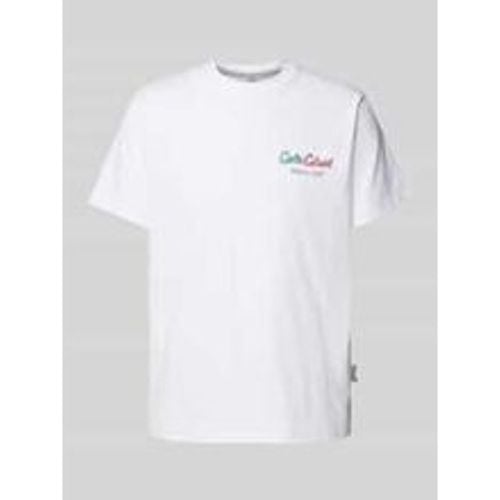 T-Shirt mit Label-Print - carlo colucci - Modalova