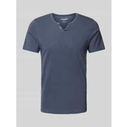 T-Shirt mit V-Ausschnitt - jack & jones - Modalova