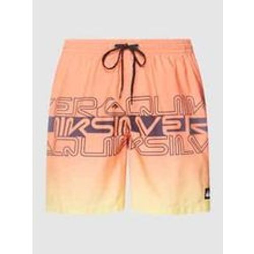 Badehose mit Label-Print - Quiksilver - Modalova