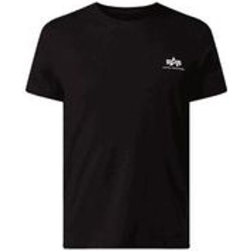 T-Shirt mit Label-Print - alpha industries - Modalova