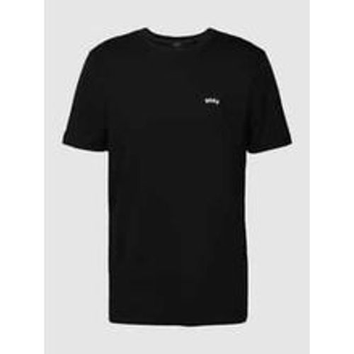 T-Shirt mit Label-Schriftzug Modell 'Tee Curved' - BOSS Green - Modalova