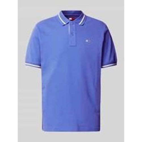 Regular Fit Poloshirt mit Logo-Stitching - Tommy Jeans - Modalova