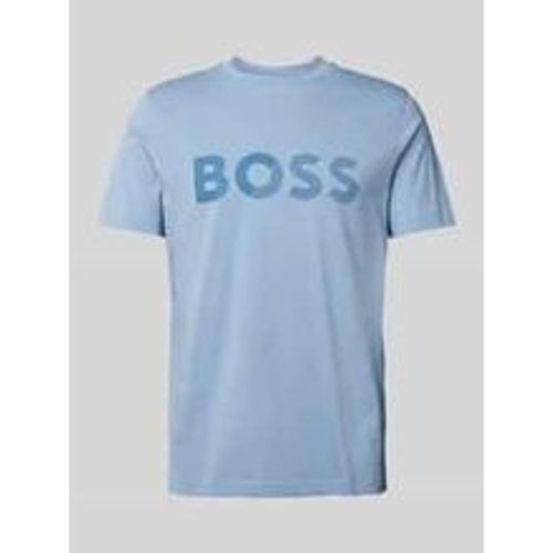 T-Shirt mit Label-Print - BOSS Green - Modalova