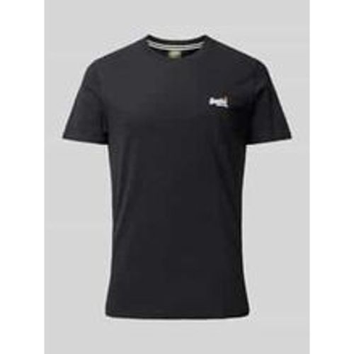 T-Shirt mit Label-Stitching - Superdry - Modalova