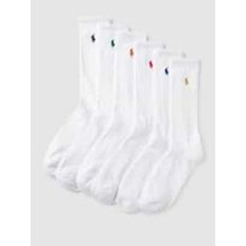 Socken mit kontrastivem Brand-Stitching im 6er-Pack - Polo Ralph Lauren Underwear - Modalova