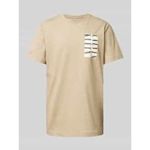 T-Shirt mit Label-Print - Calvin Klein - Modalova