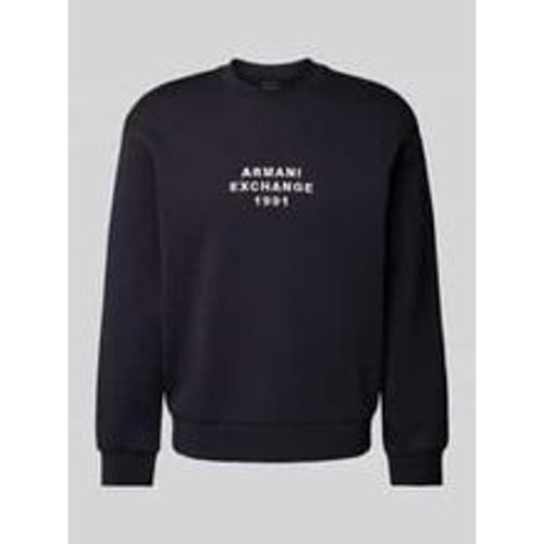 Sweatshirt mit Label-Stitching - Armani Exchange - Modalova