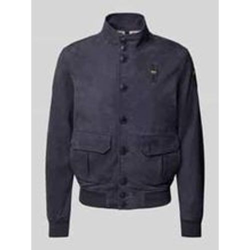 Blouson mit Stehkragen Modell 'ATHOL' - Blauer - Modalova