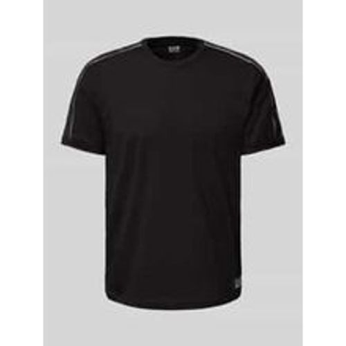 T-Shirt mit Label-Print - EA7 Emporio Armani - Modalova