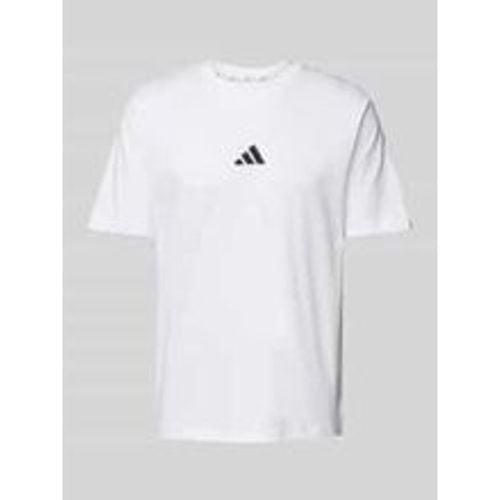 T-Shirt mit Label-Stitching - adidas Sportswear - Modalova