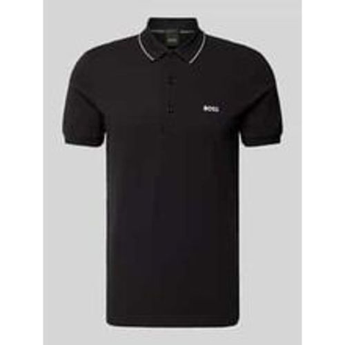 Regular Fit Poloshirt mit Label-Stitching Modell 'Paule' - BOSS Green - Modalova