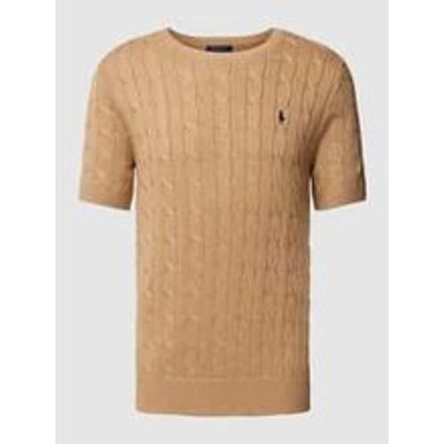 Strickshirt mit Zopfmuster - Polo Ralph Lauren - Modalova