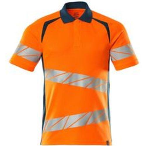 Polo-Shirt, moderne Passform Polo-shirt Gr. s one, hi-vis orange/dunkelpetroleum - Mascot - Modalova