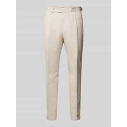 Slim Fit Leinenhose mit Bundfalten Modell 'Perin' - Boss - Modalova