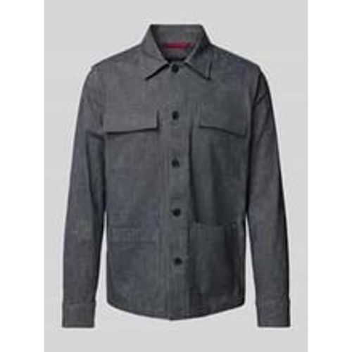 Regular Fit Hemdjacke mit aufgesetzten Taschen Modell 'MONTI' - CINQUE - Modalova