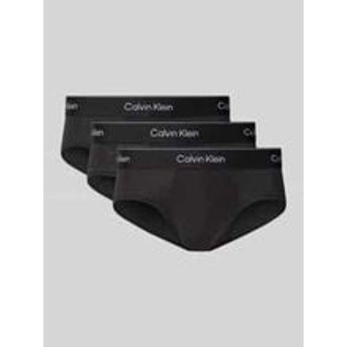 Slip mit elastischem Label-Bund im 3er-Pack - Calvin Klein Underwear - Modalova