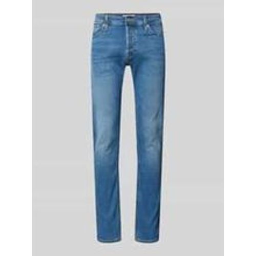 Stone Washed Low Rise Slim Fit Jeans - jack & jones - Modalova