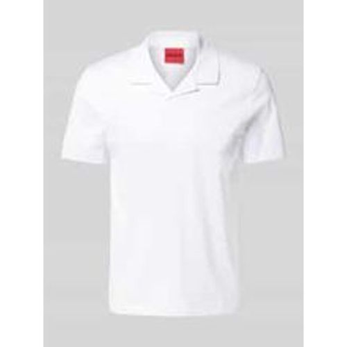 Poloshirt mit V-Ausschnitt Modell 'Dimerspolo' - HUGO - Modalova