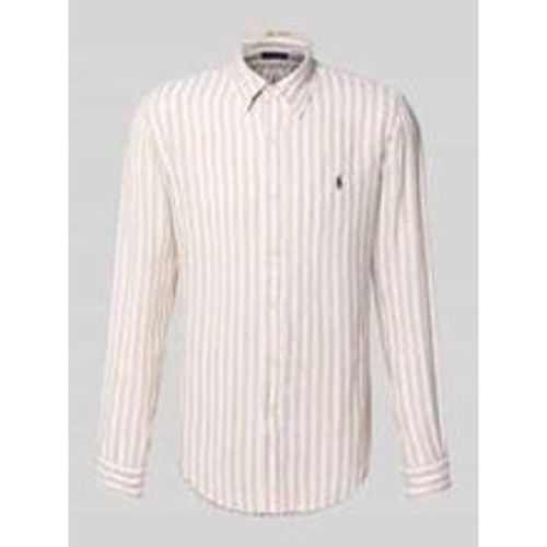 Custom Fit Leinenhemd mit Button-Down-Kragen - Polo Ralph Lauren - Modalova
