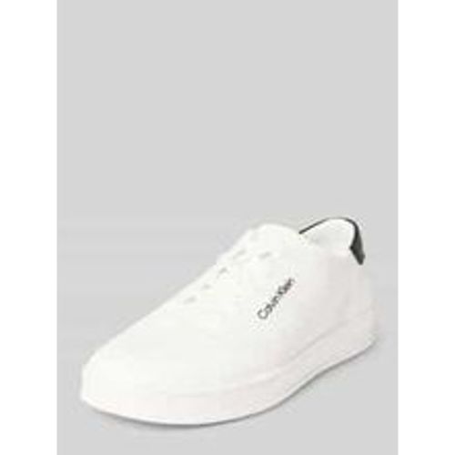 Sneaker mit Label-Details und Schnürverschluss - Calvin Klein - Modalova