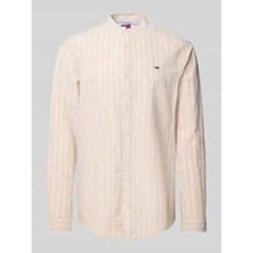 Regular Fit Freizeithemd aus Baumwoll-Leinen-Mix - Tommy Jeans - Modalova