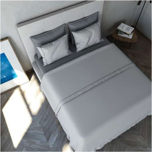 Set completo letto lenzuola cotone - Grau - Le Telerie - Modalova